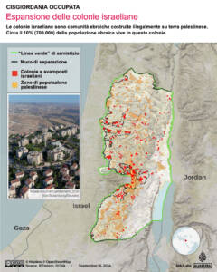 I riconoscimenti dello stato di Palestina 4 colonie