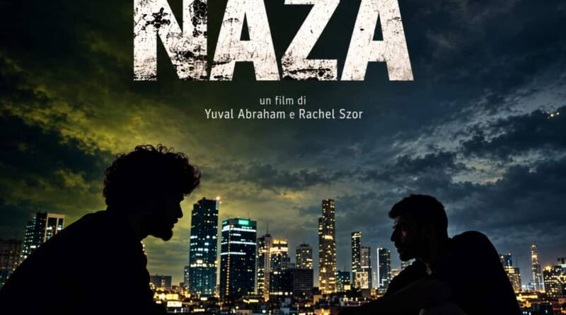 NAZA silhouette su Tel Aviv luminosa